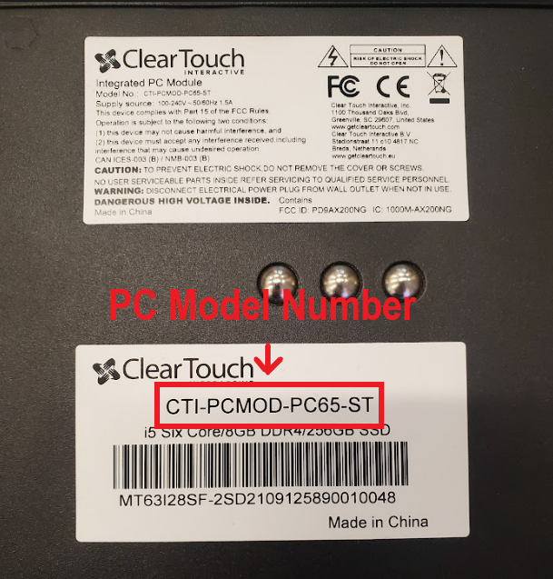 Clear Touch PC Module driver packages Clear Touch PC Module driver packages